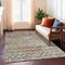 Homeroots 9' X 12' Brown And Beige Argyle Washable Indoor Outdoor Area Rug 615798 - alternate 9