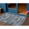 Homeroots 3' X 5' Blue Denim Blue And Brown Striped Washable Indoor Outdoor Area Rug 615476 - alternate 1