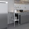 Amgood 30 in. x 18 in. Stainless Steel Work Table, Narrow Filler Table with 1.5 in. Backsplash for AMG WT-3018-BS-Z - alternate 5