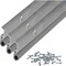M-D Building Products Building Products Silver Aluminum and Vinyl Screw-on Top and Sides Door Seal Kit 1073 - alternate 6