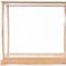 Homeroots 13in X 36in X 31.5in Display Case For Midsize Tall Ship Clear Finish 364368 - alternate 5