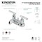 Kingston Brass Double-Handle 4" Centerset Bathroom Faucet with Pop-Up Drain, Polished Chrome FB5621CML - alternate 3