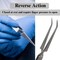 A2Z Scilab Lab Forceps Angled Fine Point Reverse Action 4.5 Inch Tweezers, Stainless Steel A2Z-ZR-JF-9-45 - alternate 7