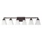 Jonathan Y Staunton 39.5" 6-Light Farmhouse Cottage Metal LED Vanity Light w/Frosted Glass Shades, Oil Rubbed Br JYL7623A - alternate 7