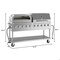 Koolmore 72 in. Commercial Outdoor Propane Gas Grill with 36 in. Roll Dome Cover and 36 in. Pizza Oven CGKIT7-D36P36 - alternate 8