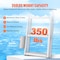 Vevor Aluminum Dock Ladder Boat Dock Ladder 30-38in Height Adjustable 4 Steps FT-04 - alternate 3