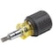 Klein Tools Multi-Bit Screwdriver / Nut Driver, 6-in-1, Stubby, Ph, Sl Bits 32561 - alternate 1