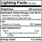 Bulbrite LED Filament  4.5 W Dimmable T8 Light Bulb with Clear Glass Finish and E12 Base, 2700K, 450Lumens, 4PK 862781 - alternate 9