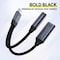 Overtime USB-C to USB-C & 3.5mm Audio and 100W Charging Splitter Adapter, Black OADCTC35BK - alternate 5