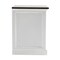 Homeroots 24" White and Brown Three Drawer Wood Nightstand 397619 - alternate 6