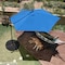 Villacera 10-Foot Offset Outdoor Patio Umbrella, Blue 83-OUT5411 - alternate 10