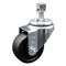 Service Caster 3.5 Inch SS Soft Rubber Wheel Swivel 12mm Threaded Stem Caster SCC SCC-SSTS20S3514-SRS-M1215 - alternate 1