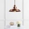 Jonathan Y Bedford 11" Adjustable Iron Industrial Rustic LED Pendant, Copper JYL9529A - alternate 9