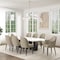 Manhattan Comfort 8-Piece Hillman Dining Chair and Arm Chair in Sand 8-DC087AR2-SD - alternate 1