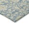 Homeroots 9' X 12' Sky Blue And Beige Floral Washable Indoor Outdoor Area Rug 603453 - alternate 9