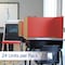 Flipside 18 x 48 Study Carrel Red Corrugated Pack of 24 61869-24 - alternate 5