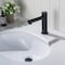 Kibi Circular Touchless Bathroom Faucet with Pop-Up Drain, Plug-In or Battery Powered C-KBF1029MB - alternate 9