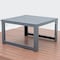 Leisuremod Chelsea 5-Piece Middle Patio Chairs and Coffee Table Set Black Aluminum With Orange Cushions CSTBL-4OR - alternate 4