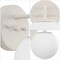 Jonathan Y Louis Parisian Globe 5.75" 1-Light Metal/Frosted Glass Modern Contemporary LED Vanity Light, Almond JYL3534C - alternate 10