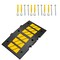 Traffic Kontrol Rubber Speed Hump 1PC, 3FT Long With 6 Bolts, Yellow Black TKSH-3-YB-BT - alternate 3