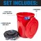 Magnum Tool Red 32 Gallon Trash Can Set (Trash Can, Quiet Dolly, and Reinforced Lid) (2 Set) CMTC-CLD0-32R02 - alternate 5