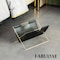 Fabulaxe 9-In Foldable Magazine Rack, Book Basket, Farmhouse Letter Organizer, File Holder - for Living QI004742 - alternate 7