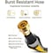 Wrightmaster Retractable 5/8" Dia x 100ft. Garden Hose Reel w/ Brass Fitting and 9 Modes Nozzle, 180 Deg Swivel ZOR-J40 - alternate 8