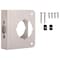 Prosource Door Reinforcer, 2-3/8 in Backset, 1-3/8 in Thick Door, Steel, Satin Nickel, 4-1/2 in H, 4 in W HSH-042SBN-PS - alternate 1