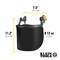 Klein Tools Face Shield, Gray Visor, Polycarbonate, Locking Mount Suspension 60529 - alternate 8