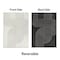 World Rug Gallery Modern Abstract Lines Weather Resistant Reversible Indoor/Outdoor Rug 2 ft x 7 ft Black WR110BLACK2X7 - alternate 7