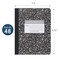 Roaring Spring Case of Black Marble Comp Notebooks, College Ruled, 80 sht, 15lb White Paper, 9.75"x7.75", Hard Cover, PK48 77226cs - alternate 4