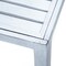 Leisuremod Chelsea 7-Piece Patio Sectional And Coffee Table Set Weathered Grey Aluminum With Orange Cushions CSTWGR-7OR - alternate 4