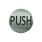 Brixwell Round Push Indicator Polished Stainless Finish Push Polished Stainless RPU2PS - alternate 1