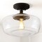 Jonathan Y Marfa 14" 1-Light Modern Farmhouse Schoolhouse Frosted Glass/Metal LED Semi Flush Mount, Oil Rubbed B JYL7517A - alternate 10