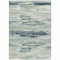 Homeroots 3' X 5' Mint Green Ivory And Denim Blue Abstract Washable Indoor Outdoor Area Rug 612533 - alternate 9