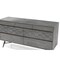 Homeroots 61" Gray Solid Wood Six Drawer Double Dresser 518618 - alternate 6
