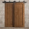 Sartodoors Sliding Closet Barn Bypass Doors 72 x 96 inches, Ego 5006 Cognac Oak Veneer, Modern 6.6ft Rails Ha EGO5006BBB-DKO-7296 - alternate 4