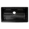 Alfi Brand Black Matte 32''X19'' Single Bowl Fireclay Undermount / Drop In Fireclay Kitchen Sink W/ Grid ABF3219SUD-BM - alternate 5