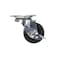 Vestil Rubber Swivel With Brake Caster 2 In. Diameter x 1 In. Width 55 Lb. Capacity Black CST-VE-2X1RU-SWB - alternate 5