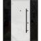 Vdomdoors Steel Door Deux 6078 Black Enamel 2 Sidelight Exterior Windows Sidelites/ Entry Door Painted W14+36 DEUX6078EXD-BLK-W14+36+14 x H80-RH-I - alternate 3