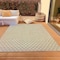 Homeroots 8' X 10' Beige And Ivory Floral Washable Indoor Outdoor Area Rug 610633 - alternate 8