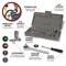 Performance Tool 40 pc. Socket Set, 1/4 in. Dr. 3/8 in. Dr. Ratchet Extension Case W1173 - alternate 7