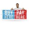 Signmission Buy Here Pay Here, 24 Inch x 72 Inch, Vinyl Banner B-72-30499 - alternate 5