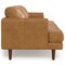 Homeroots 90" Sienna Leather Sofa With Brown Legs 640970 - alternate 5