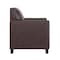 Flash Furniture Contemporary Chair, Brown Back, 30-1/2 in W 29" L 31-1/2" H, Flared, Leather Seat BT-827-1-BN-GG - alternate 8