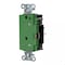 Hubbell Wiring Device-Kellems Straight Blade Receptacle, 5-20R, 20 A, 125V AC, 2 Pole, 3 Wire, Surface Mount, Grounded HBL2182STGNTR - alternate 1