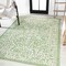 Jonathan Y Malta Bohemian Medallion Textured Weave Cream/Green 3 ft. x 5 ft. Indoor/Outdoor Area Rug SMB104F-3 - alternate 6