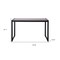 Homeroots 50" Brown and Black Computer Desk 404134 - alternate 5