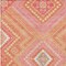 Homeroots 8' X 10' Coral Pink And Ivory Tribal Washable Indoor Outdoor Area Rug 598115 - alternate 6