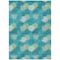 Homeroots 3' X 5' Emerald Gray And Ivory Polka Dot Washable Indoor Outdoor Area Rug 594232 - alternate 7